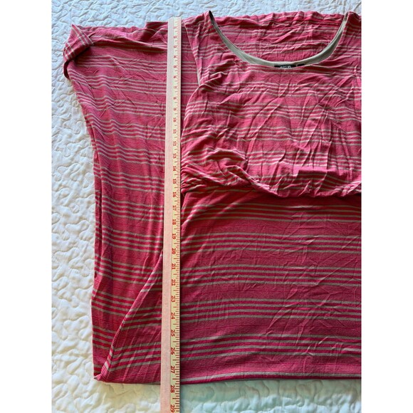 Apt 9 Pink Striped Long Flowy Sleeveless Maxi Dress size xl - Picture 7 of 7